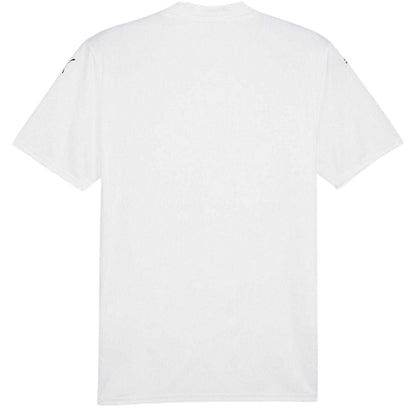 White-Black-Grey - Back - Puma Mens Teamglory Jersey T-Shirt