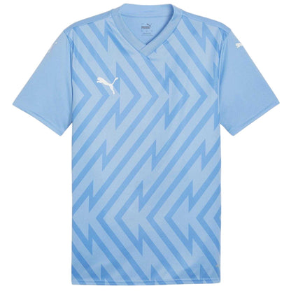 Light Blue-White - Front - Puma Mens Teamglory Jersey T-Shirt