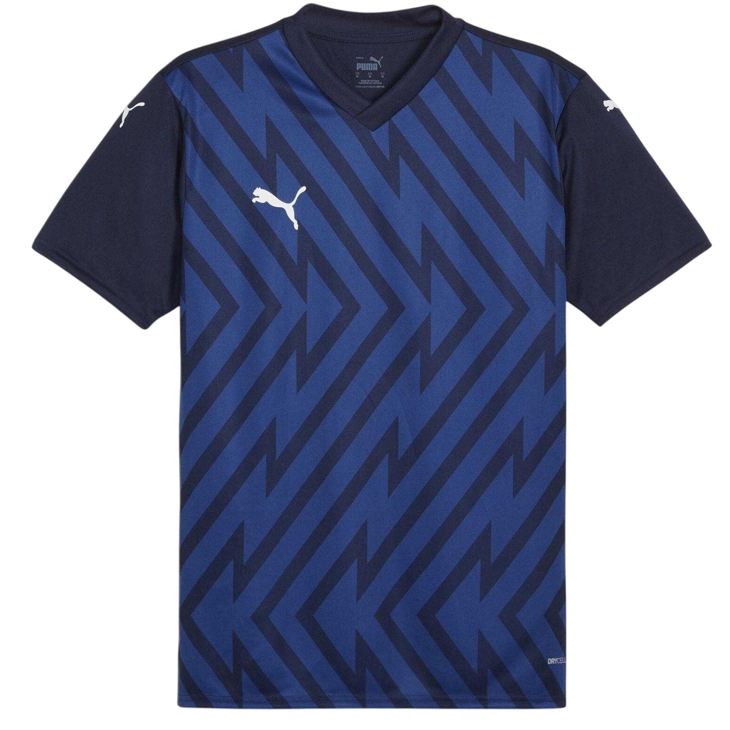 Navy-White - Front - Puma Mens Teamglory Jersey T-Shirt