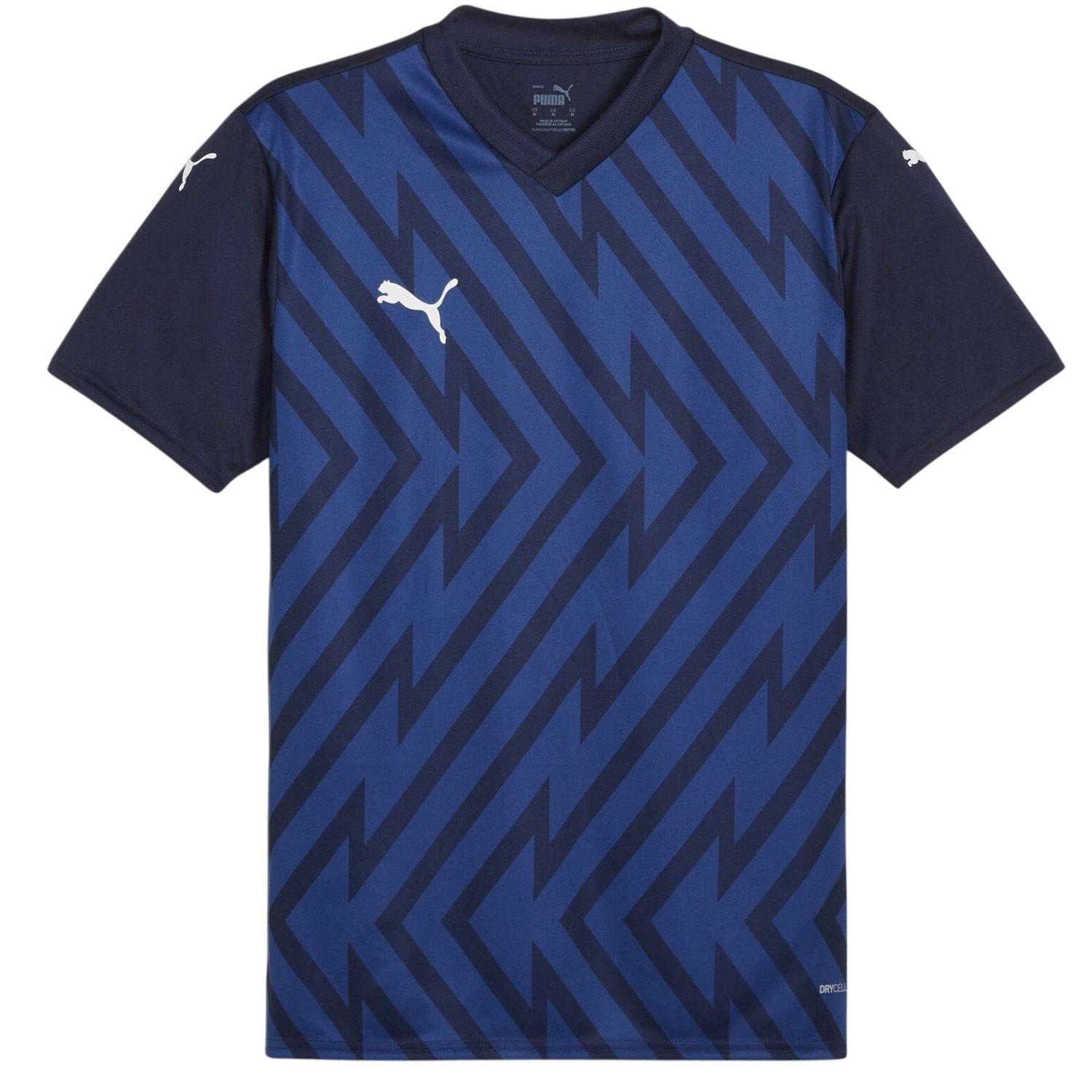 Navy-White - Front - Puma Mens Teamglory Jersey T-Shirt