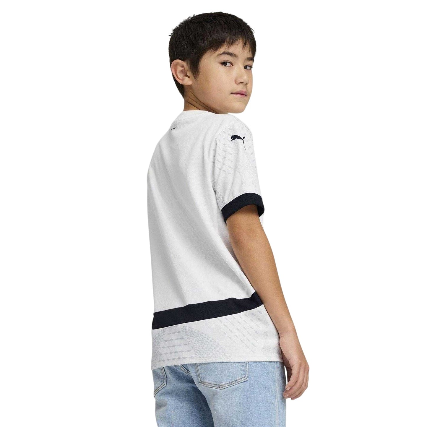 White - Back - Puma Childrens-Kids 2025 Egyptian Away Shirt