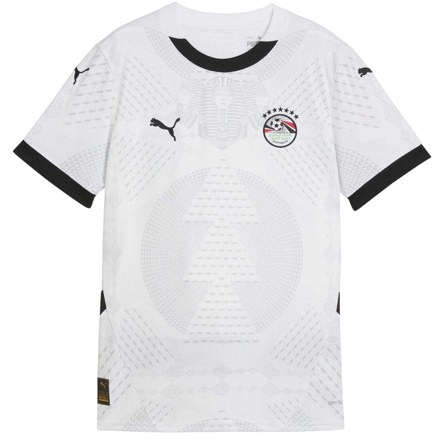 White - Front - Puma Childrens-Kids 2025 Egyptian Away Shirt
