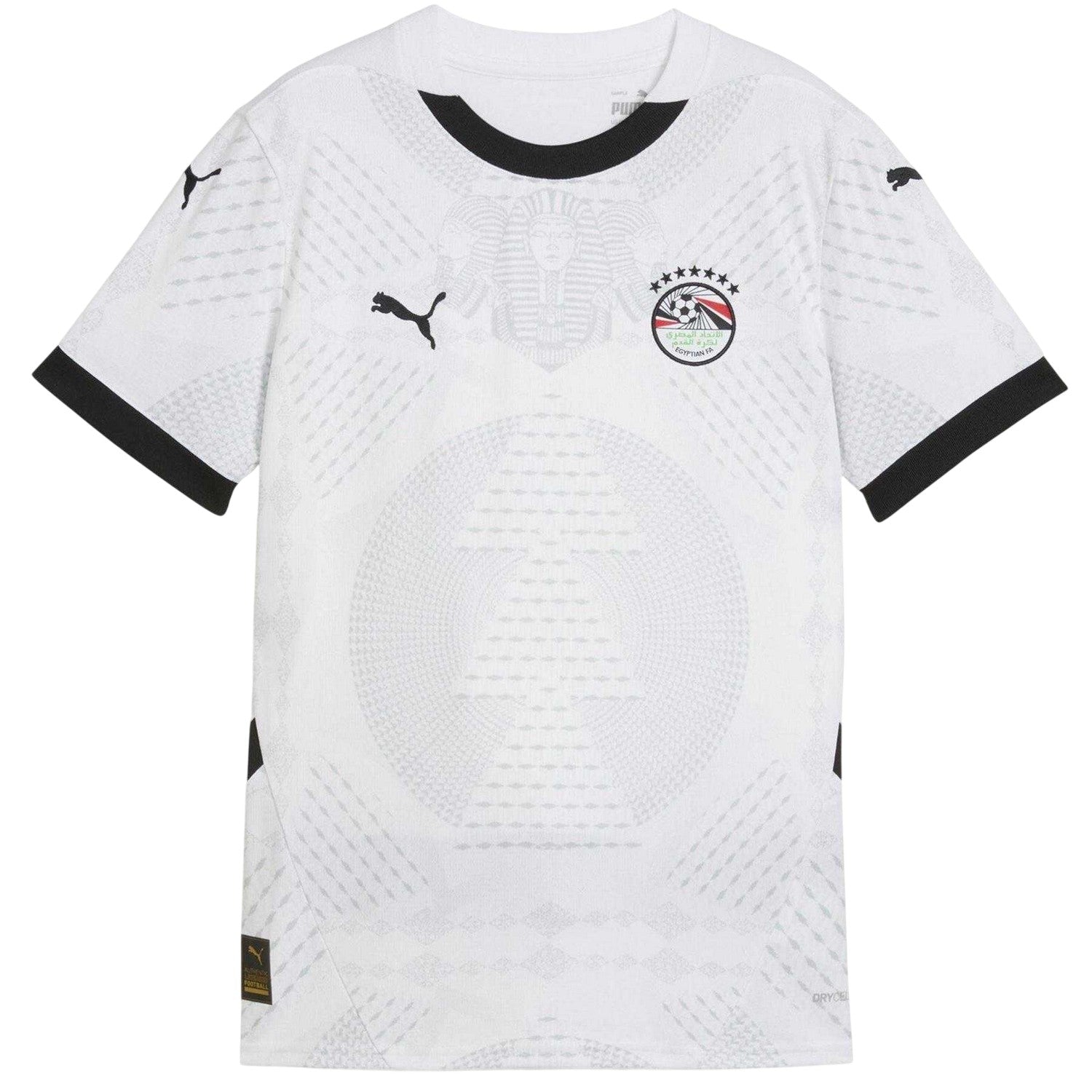 White - Front - Puma Childrens-Kids 2025 Egyptian Away Shirt