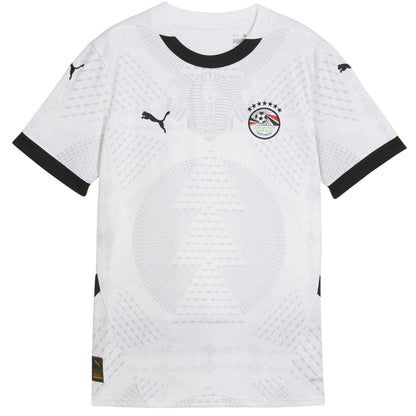 White - Front - Puma Childrens-Kids 2025 Egyptian Away Shirt