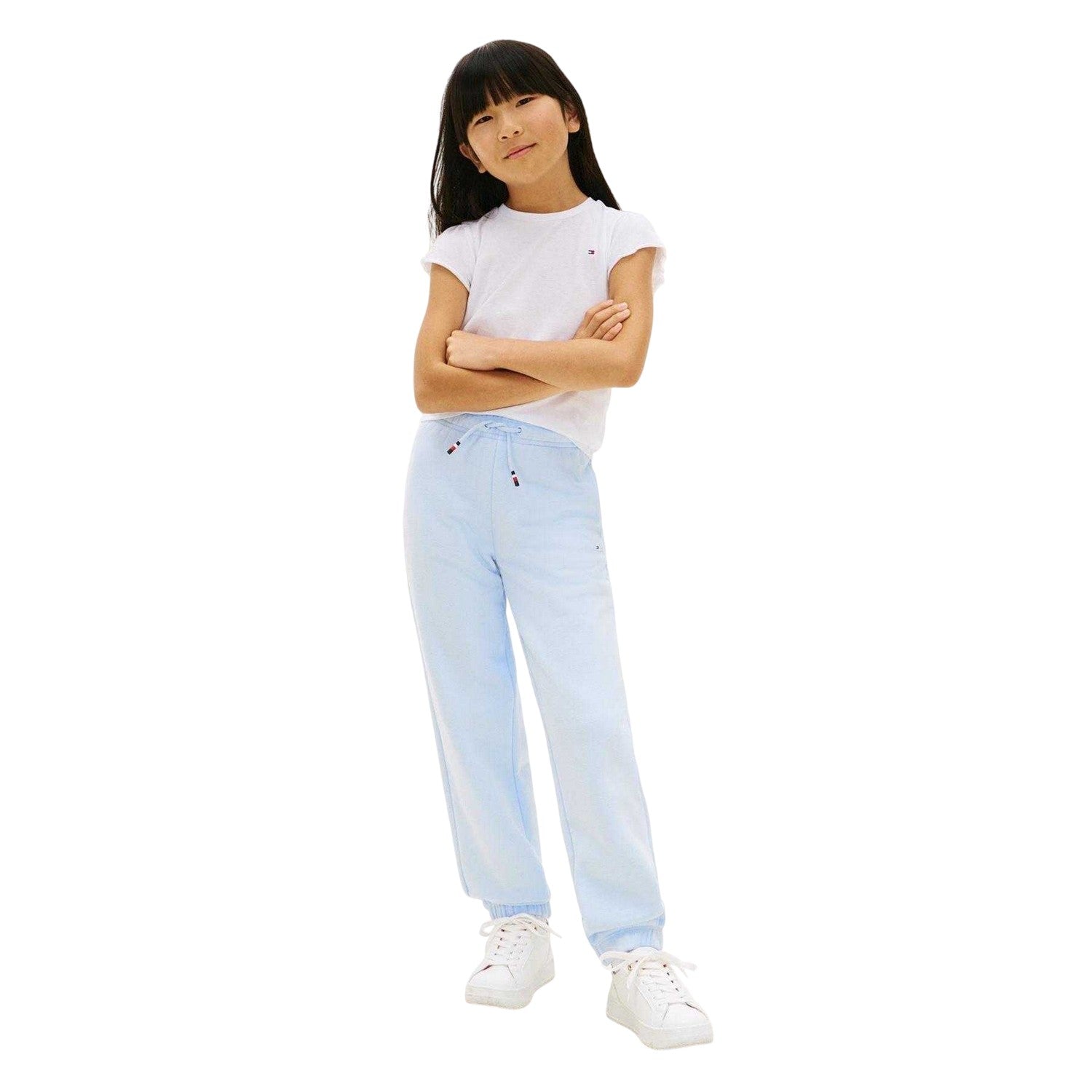 Sweet Blue - Side - Tommy Hilfiger Childrens-Kids Mini Corp Jogging Bottoms