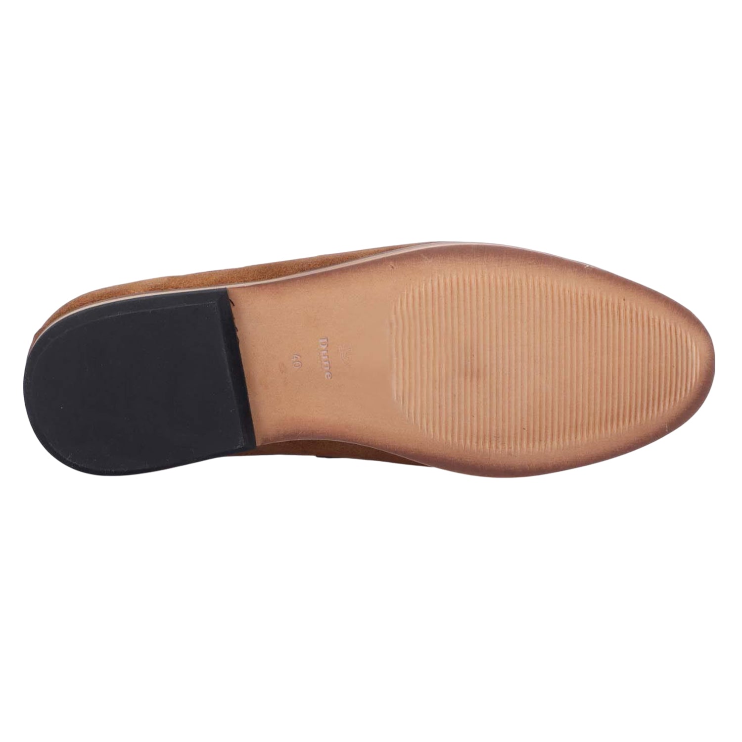 Tan - Lifestyle - Dune London Mens Blaisse Tassel Trim Suede Loafers