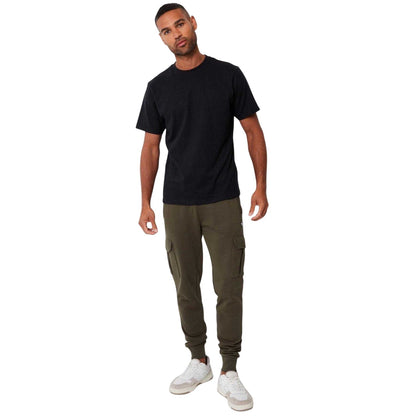 Khaki Green - Lifestyle - Threadbare Mens Fleece Joggers