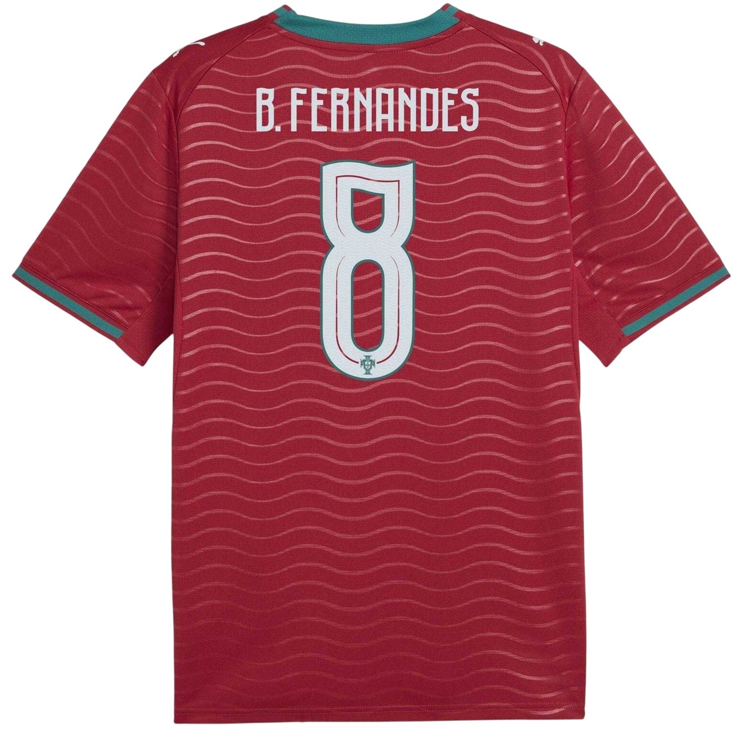Red - Back - Puma Mens Fernandes 2026 Portugal Home Jersey