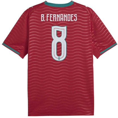 Red - Back - Puma Mens Fernandes 2026 Portugal Home Jersey