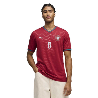 Red - Side - Puma Mens Fernandes 2026 Portugal Home Jersey