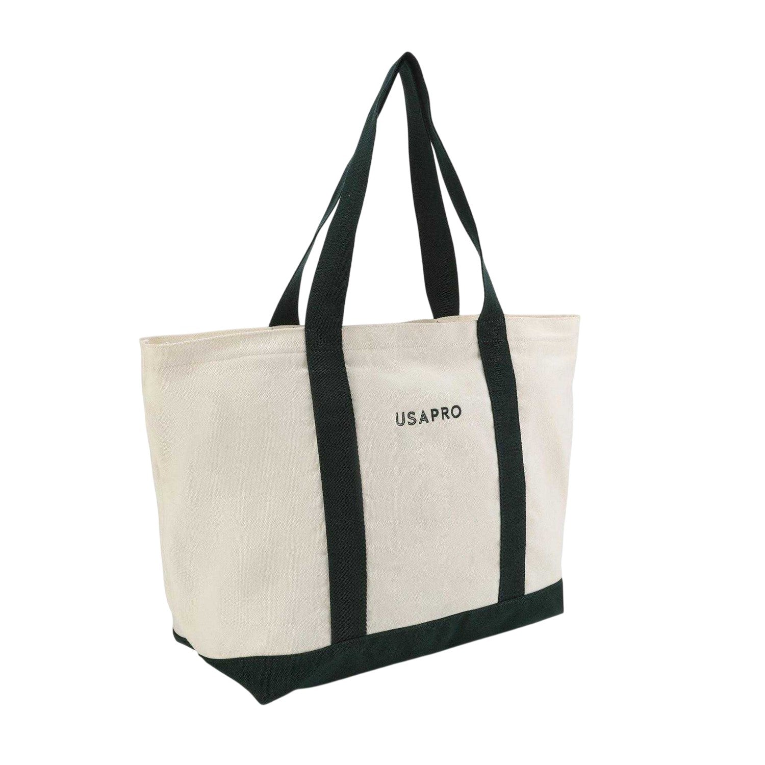 Cream - Back - USA Pro Canvas Tote Bag