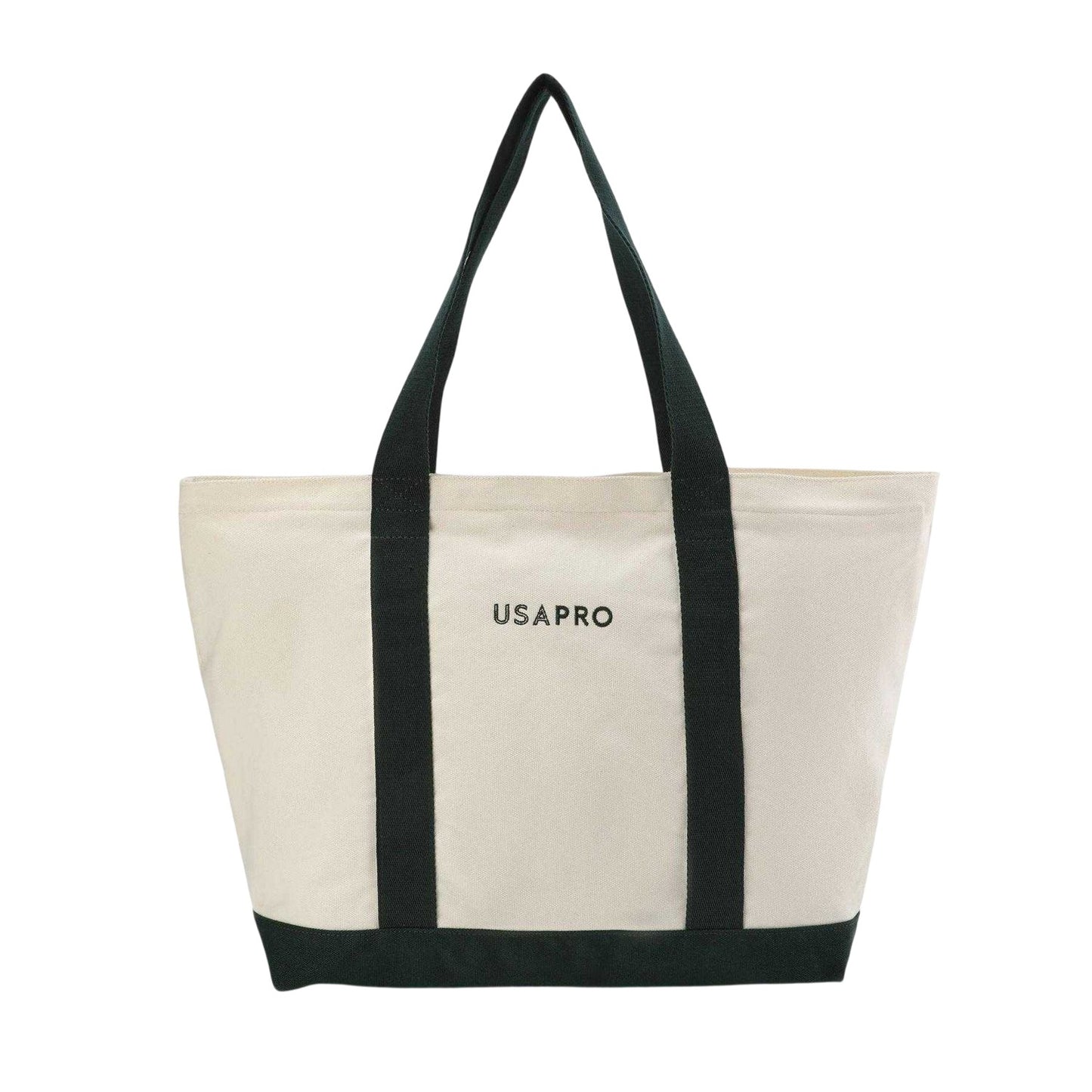 Cream - Front - USA Pro Canvas Tote Bag