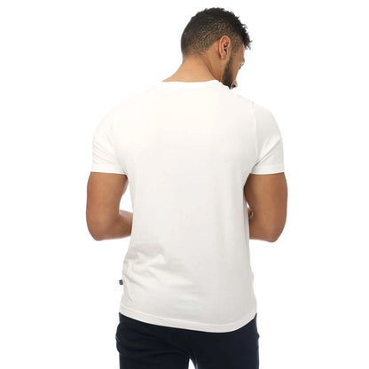 White - Back - Puma Mens Small Logo T-Shirt