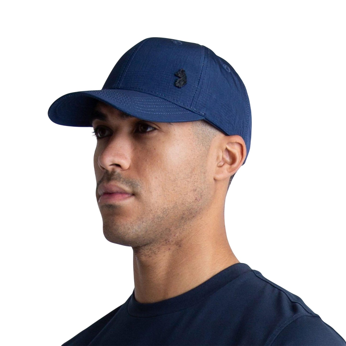 Navy - Back - Luke 1977 Check Up Printed Baseball Cap