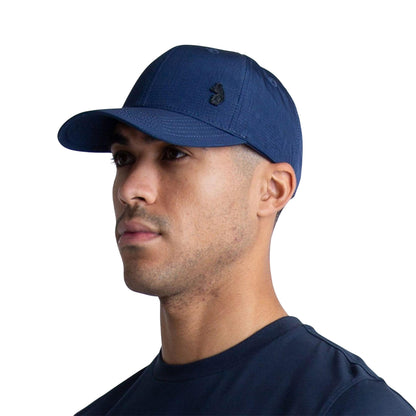 Navy - Back - Luke 1977 Check Up Printed Baseball Cap