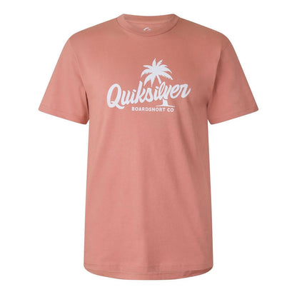 Sand - Front - Quiksilver Mens Graphic Print T-Shirt