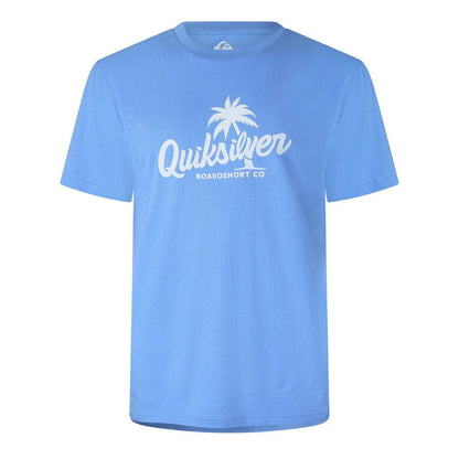Riviera Blue - Front - Quiksilver Mens Graphic Print T-Shirt