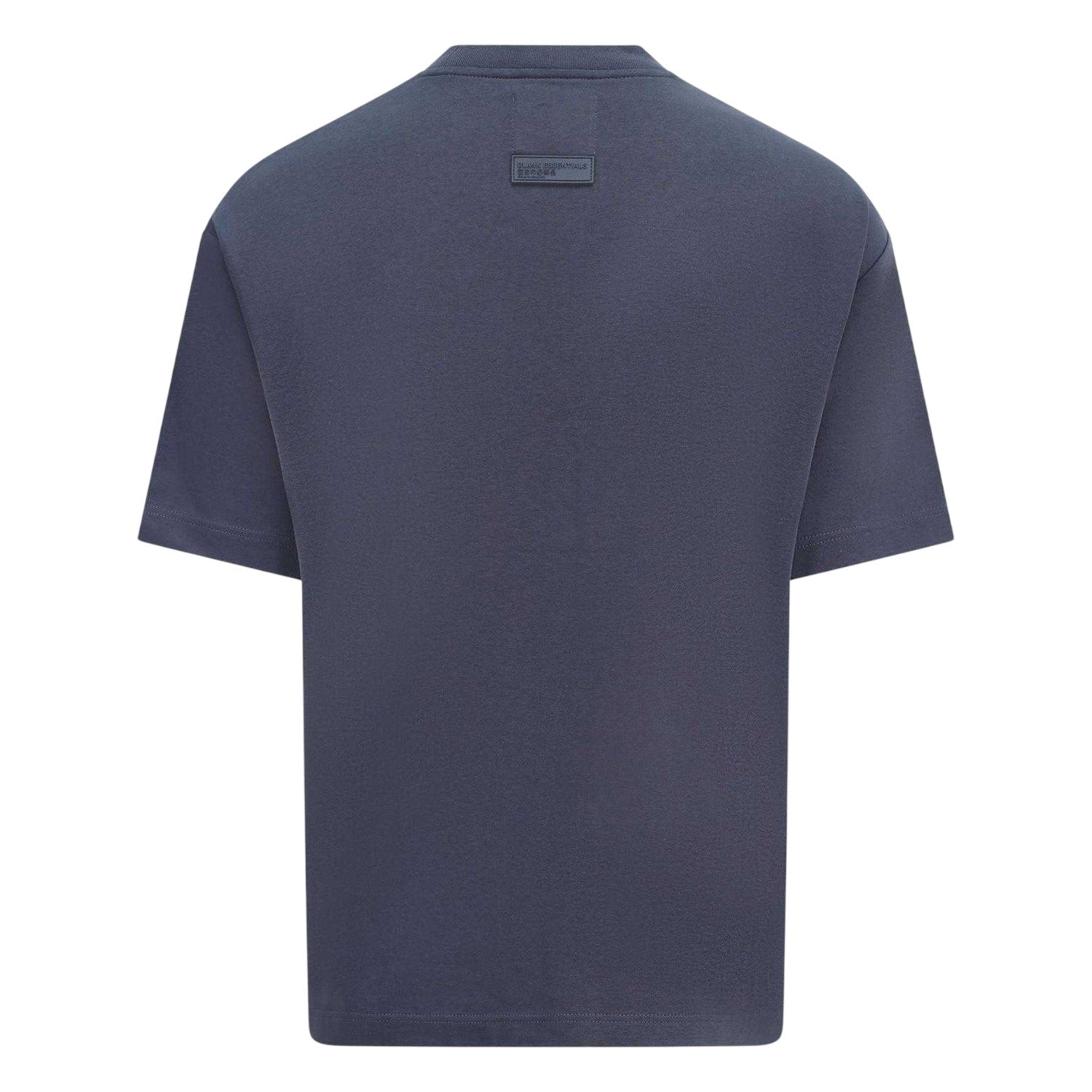 Thunder Grey - Back - Blank Essentials Mens Ibiza Oversized T-Shirt