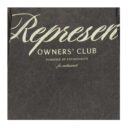 Vintage Grey - Side - Represent Childrens-Kids Owners Club Embroidered Logo T-Shirt
