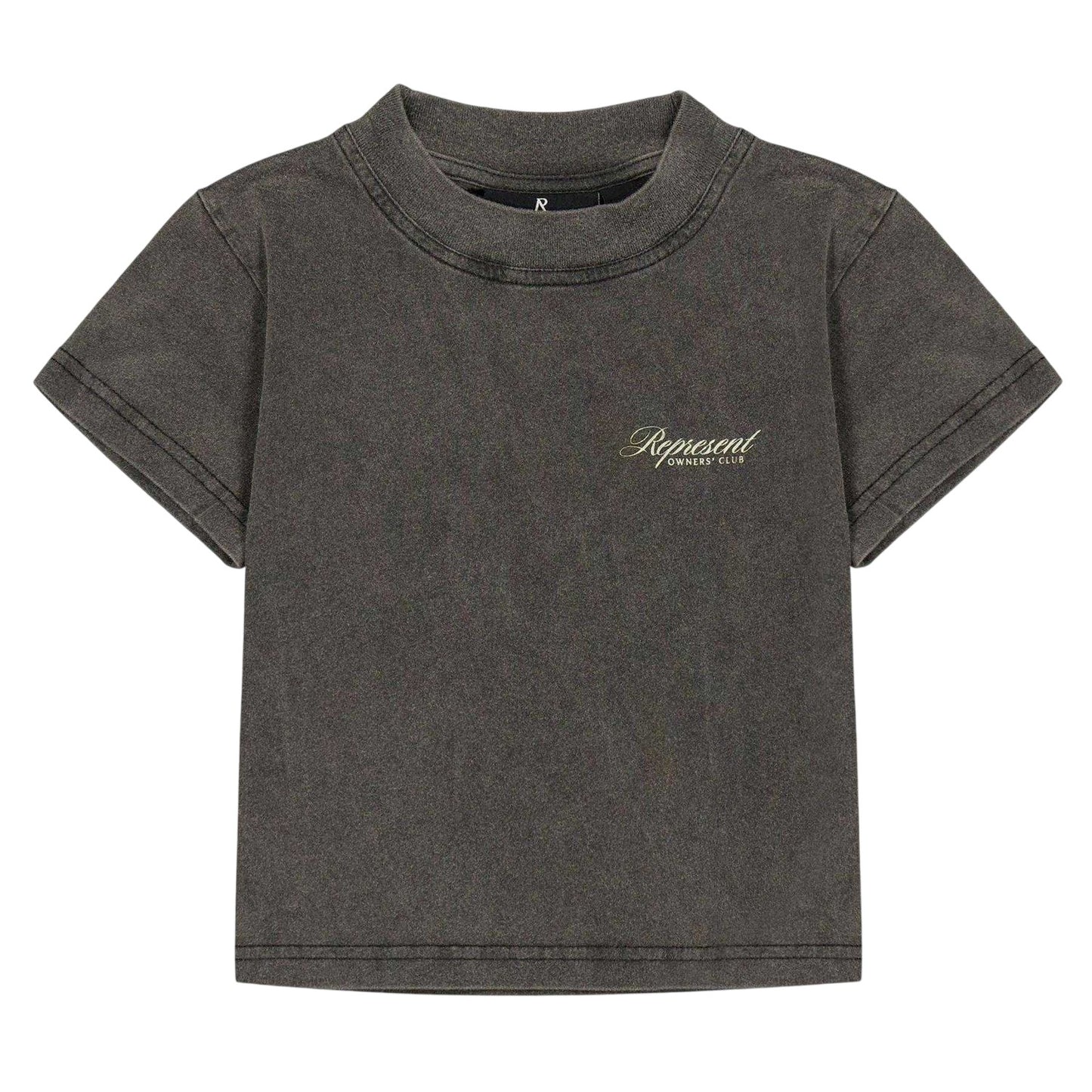 Vintage Grey - Front - Represent Childrens-Kids Owners Club Embroidered Logo T-Shirt