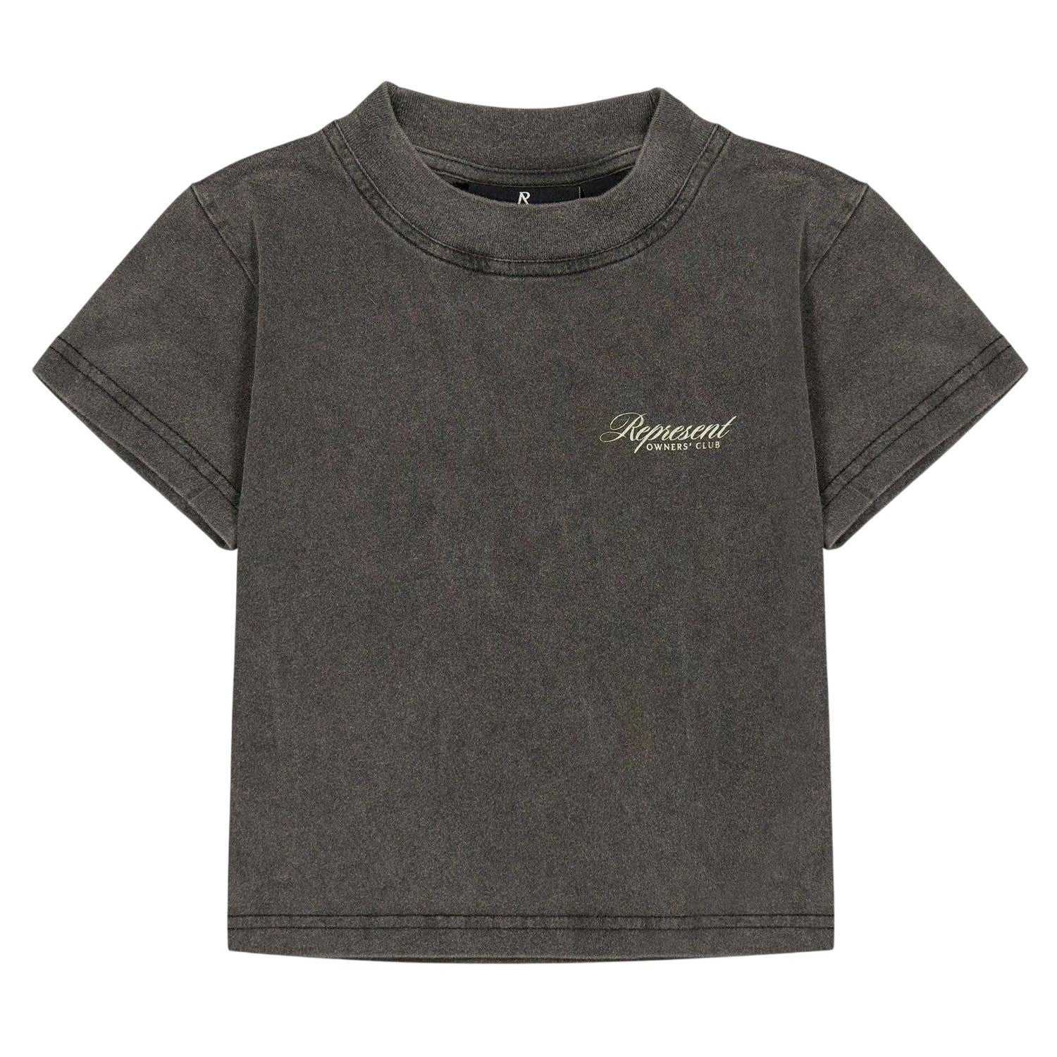 Vintage Grey - Front - Represent Childrens-Kids Owners Club Embroidered Logo T-Shirt
