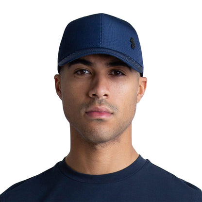 Navy - Front - Luke 1977 Check Up Printed Baseball Cap