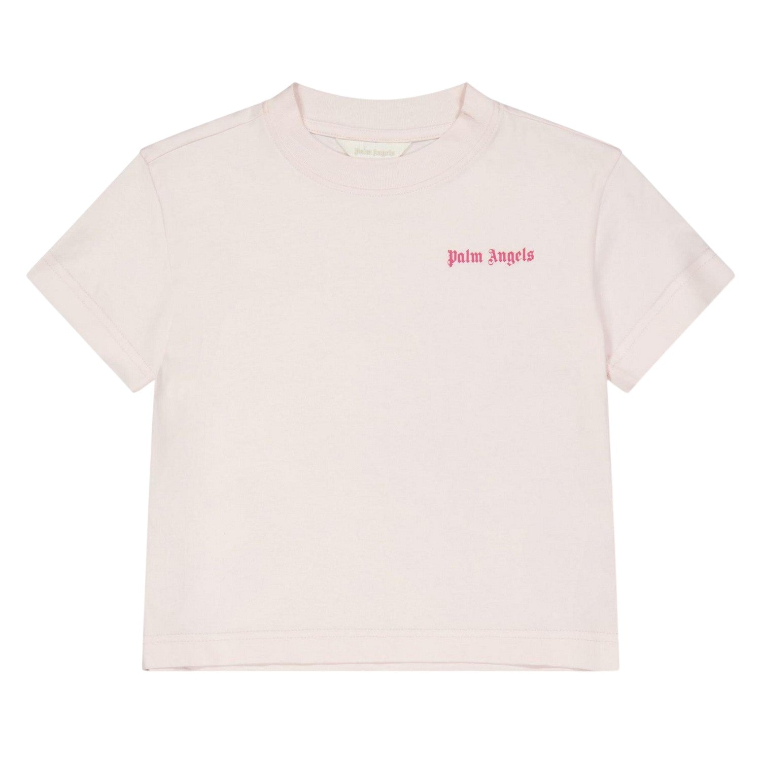 Baby Pink - Front - Palm Angels Childrens-Kids T-Shirt