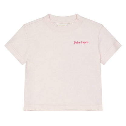 Baby Pink - Front - Palm Angels Childrens-Kids T-Shirt