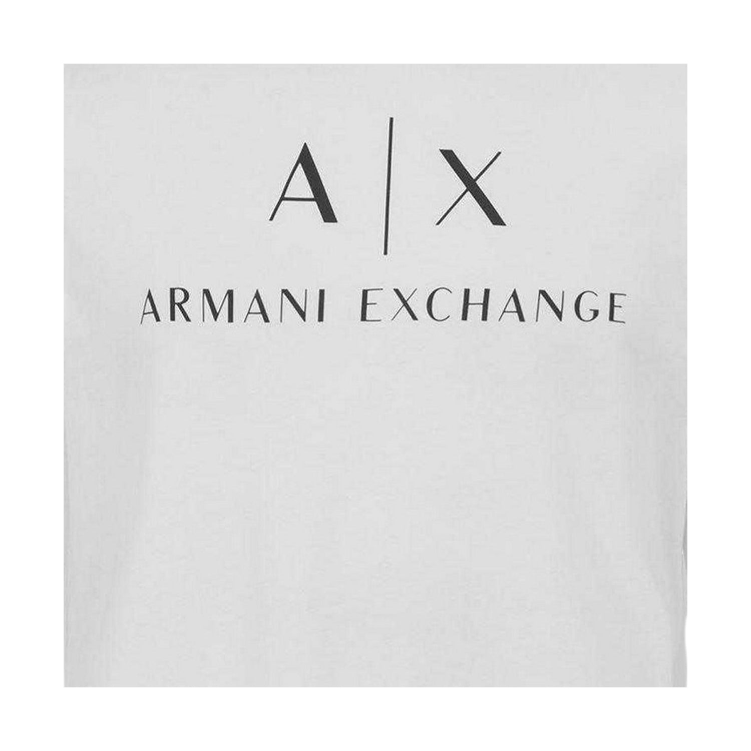 White - Side - Armani Exchange Mens Logo T-Shirt
