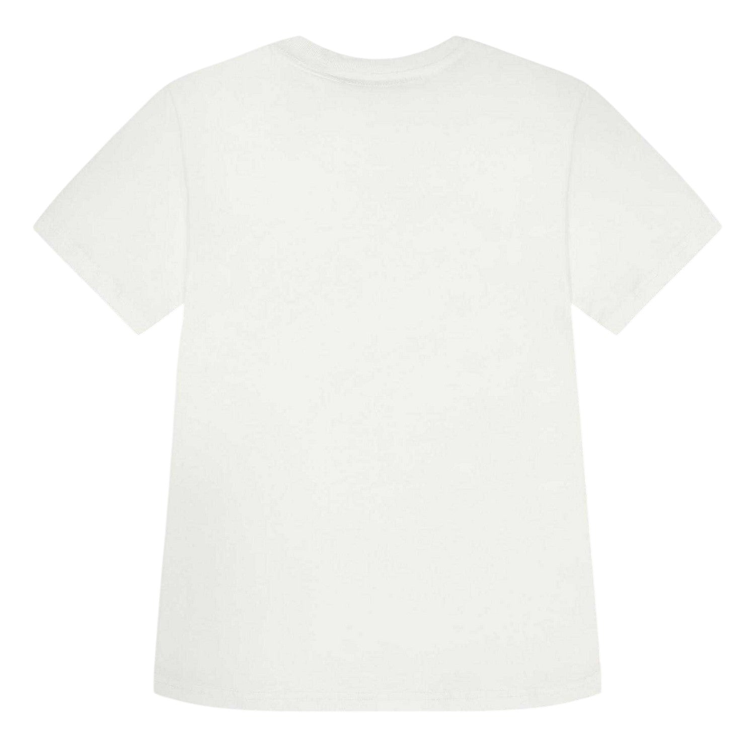 White - Back - DSquared2 Childrens-Kids Dsquared Logo Cotton Regular Short-Sleeved T-Shirt