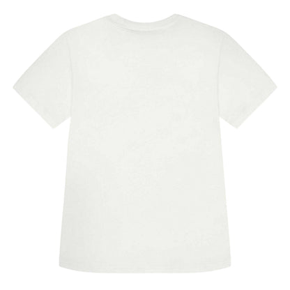 White - Back - DSquared2 Childrens-Kids Dsquared Logo Cotton Regular Short-Sleeved T-Shirt