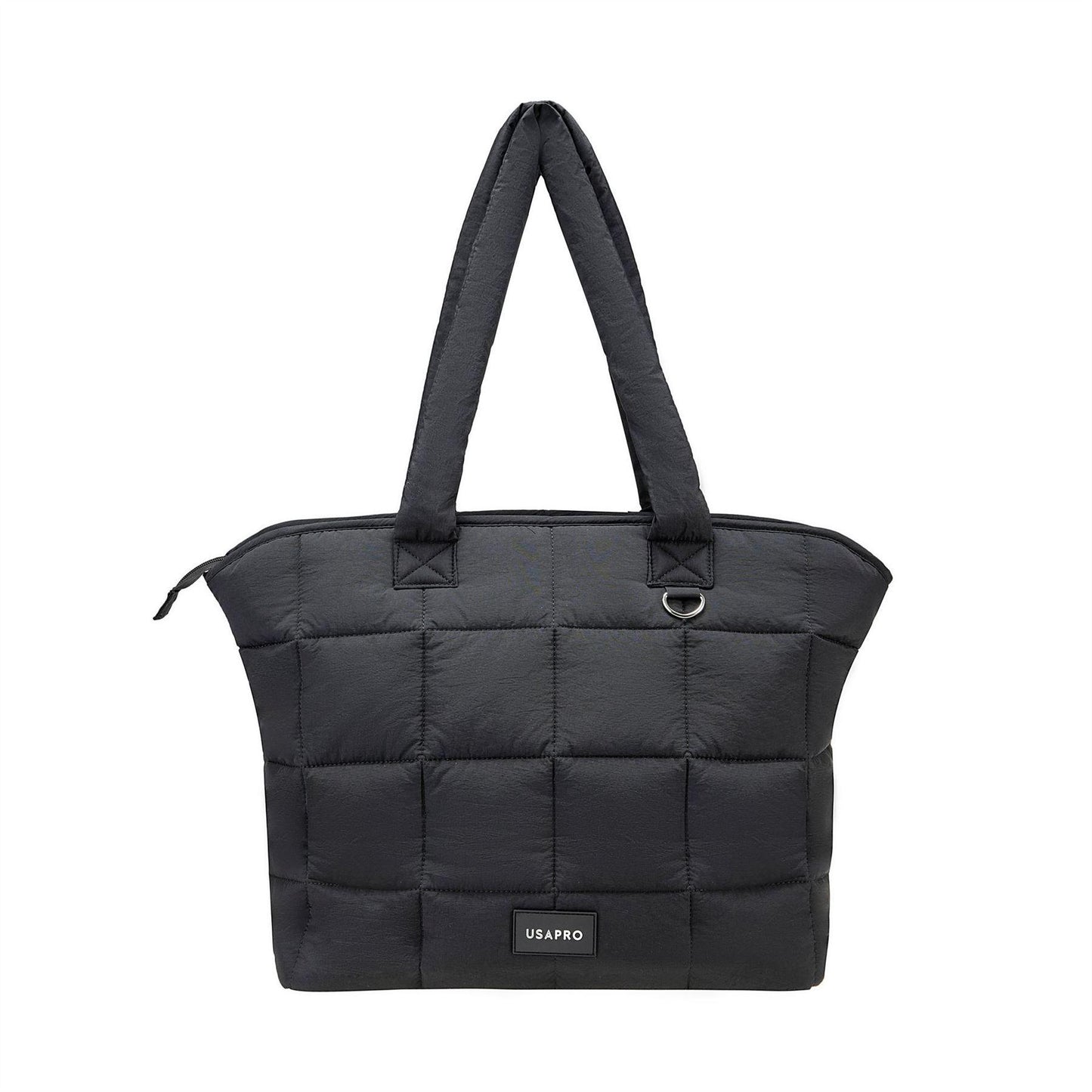 Black - Front - USA Pro Pro Padded Tote Bag