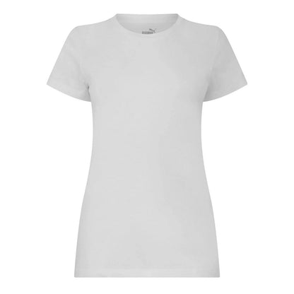 Puma White - Front - Puma Womens-Ladies Deluxe T-Shirt