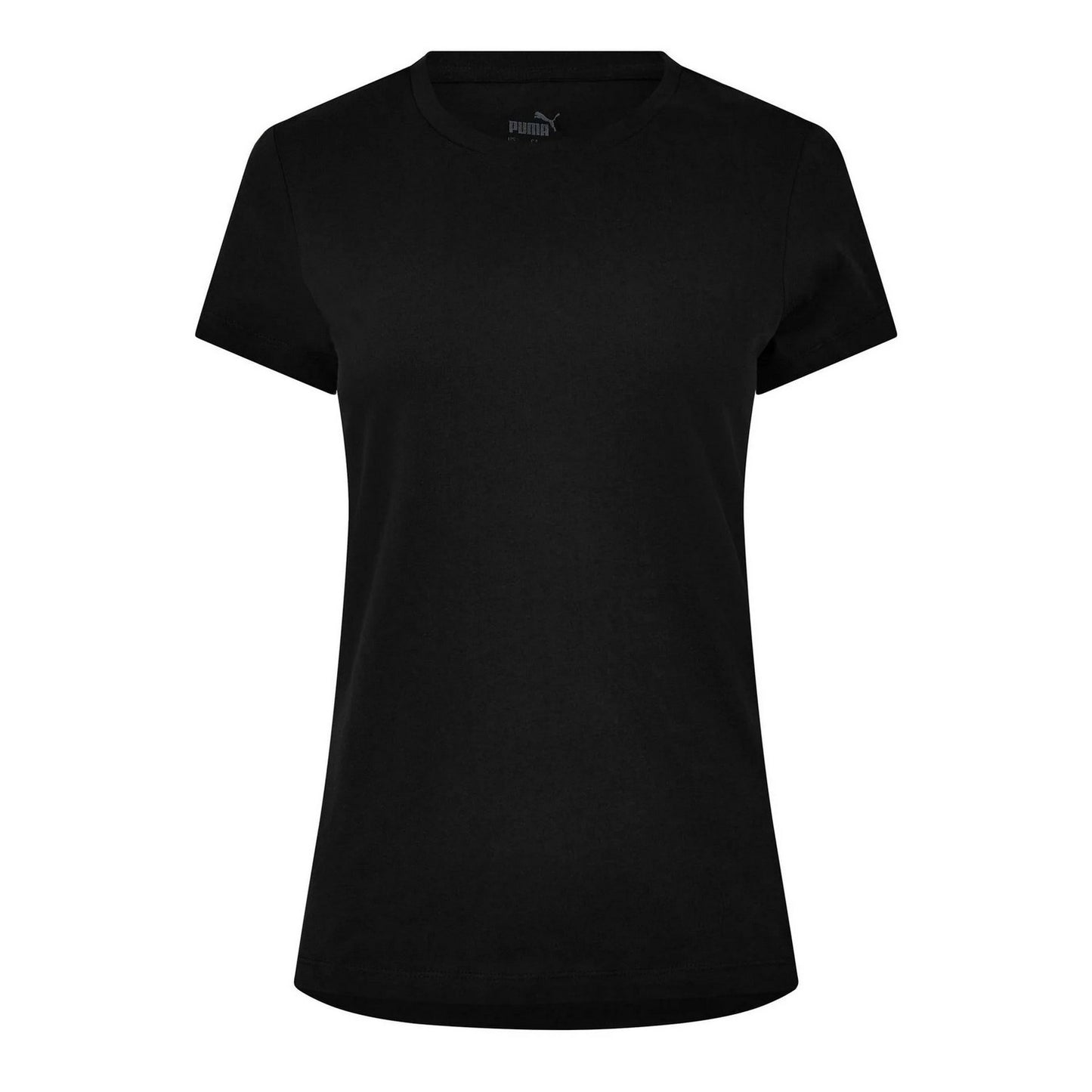 Puma Black - Front - Puma Womens-Ladies Deluxe T-Shirt