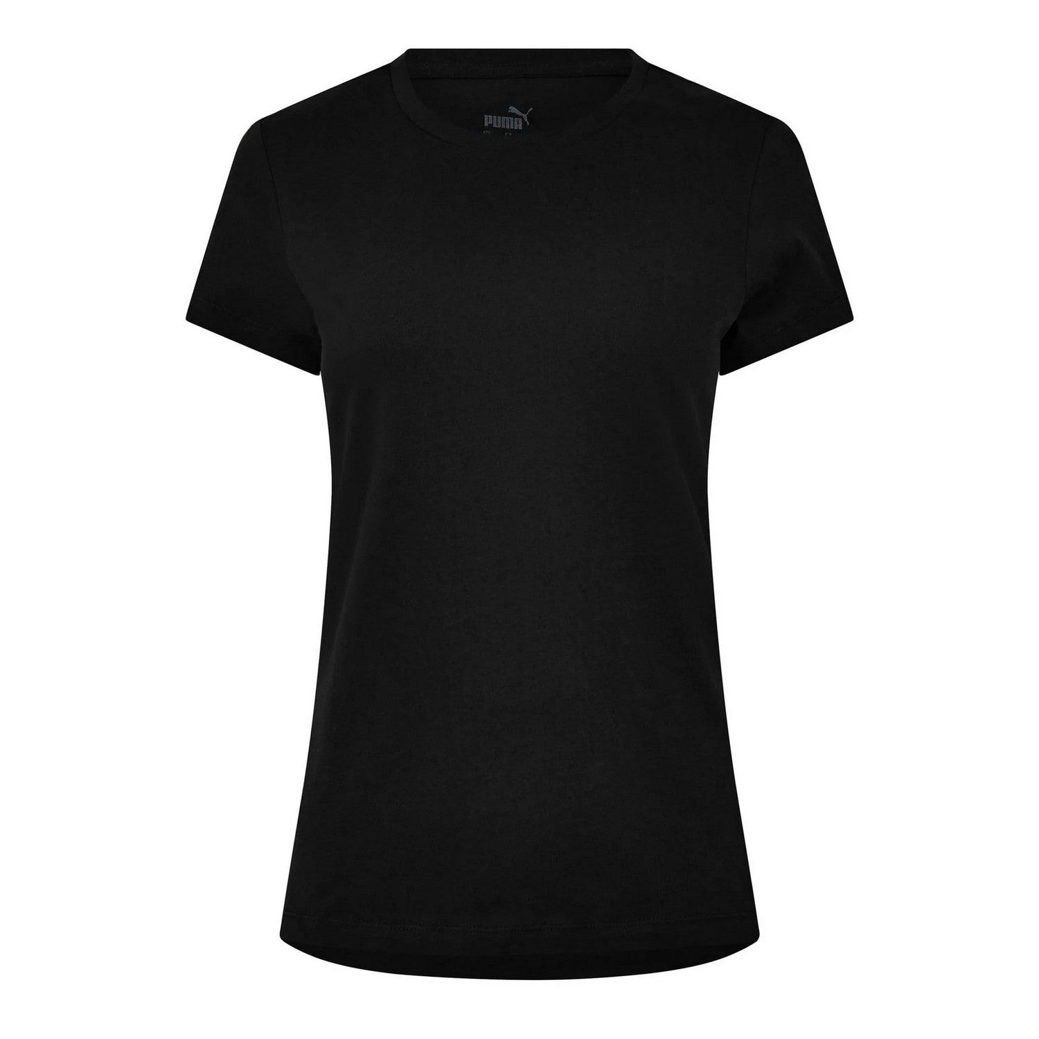 Puma Black - Front - Puma Womens-Ladies Deluxe T-Shirt