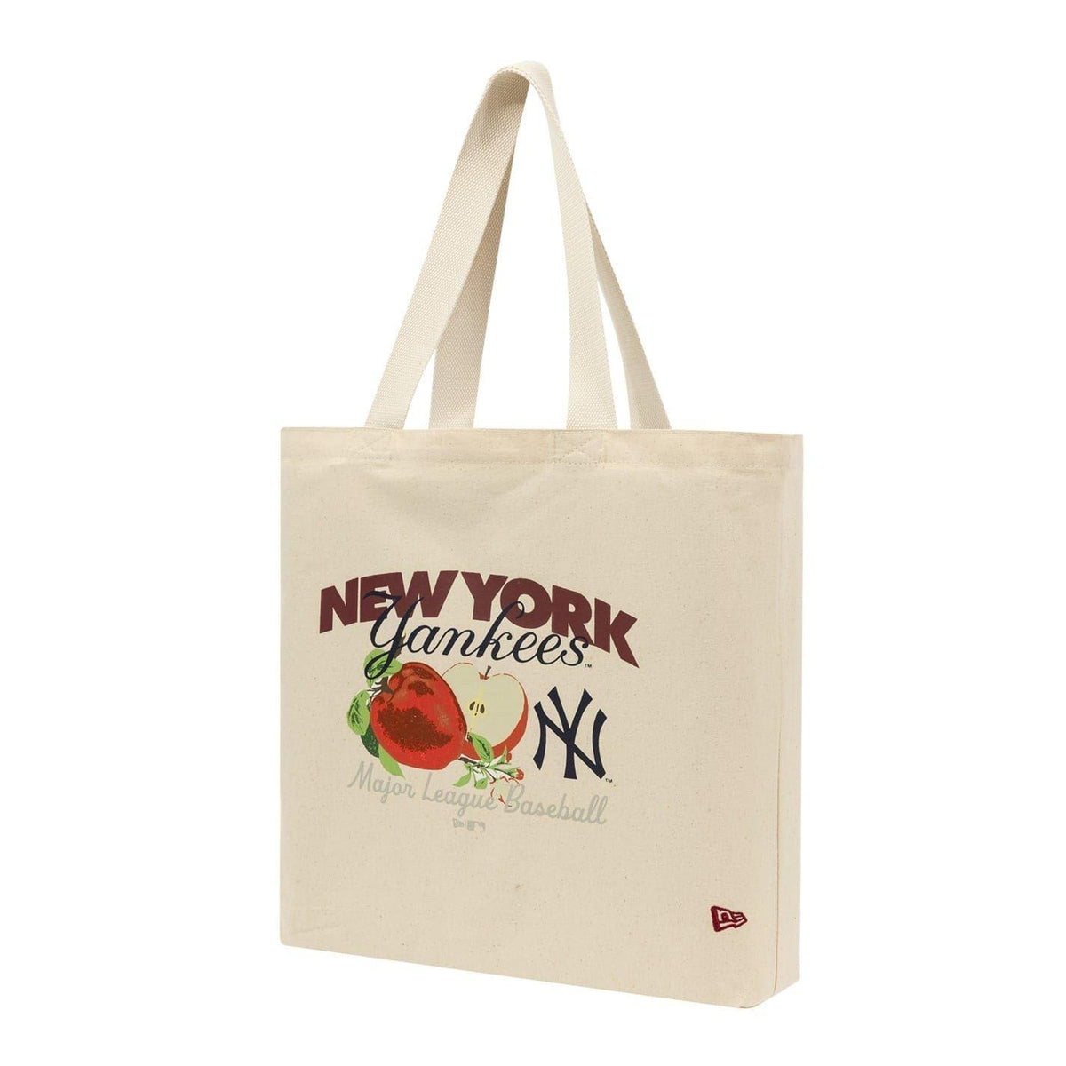 Red - Side - New Era New York Yankees Cotton Canvas Tote Bag