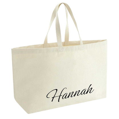 Natural - Front - Westford Mill Hannah Cotton Canvas Tote Bag