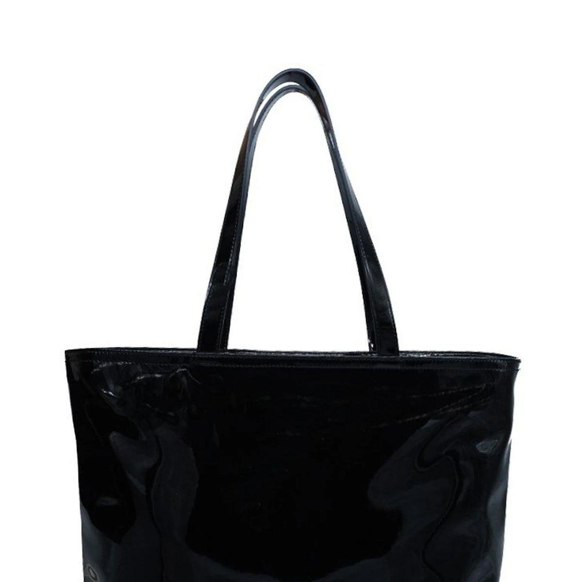 Black - Side - Love Moschino Logo Tote Bag