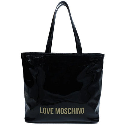Black - Front - Love Moschino Logo Tote Bag