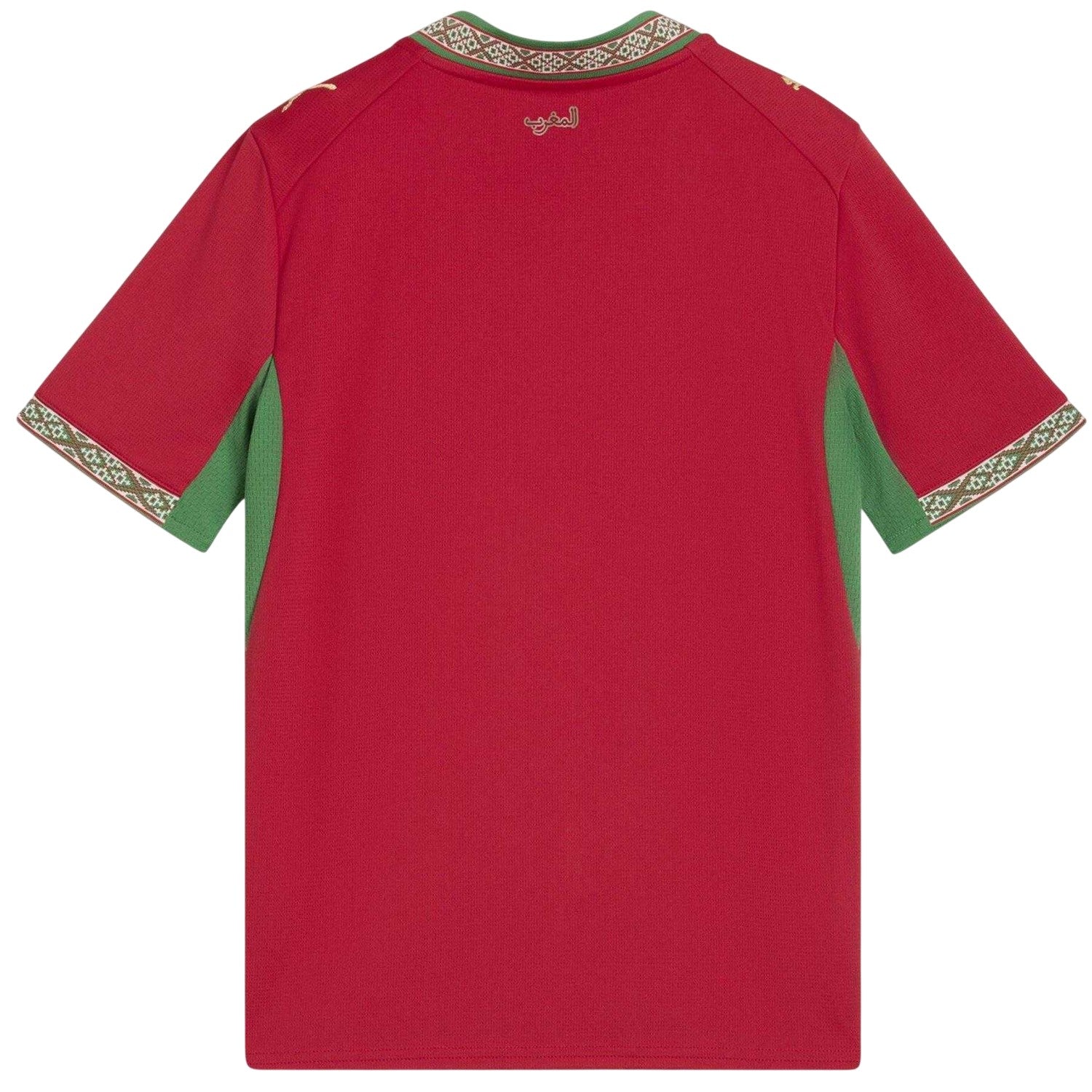 Red-Gold - Back - Puma Childrens-Kids World Cup 2026 Morocco Home Shirt