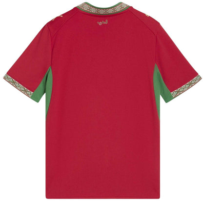 Red-Gold - Back - Puma Childrens-Kids World Cup 2026 Morocco Home Shirt
