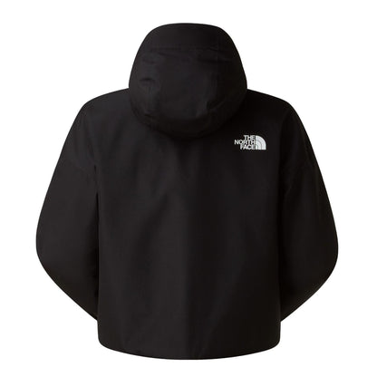 Black - Back - The North Face Womens-Ladies Quest DryVent Cropped Hooded Jacket