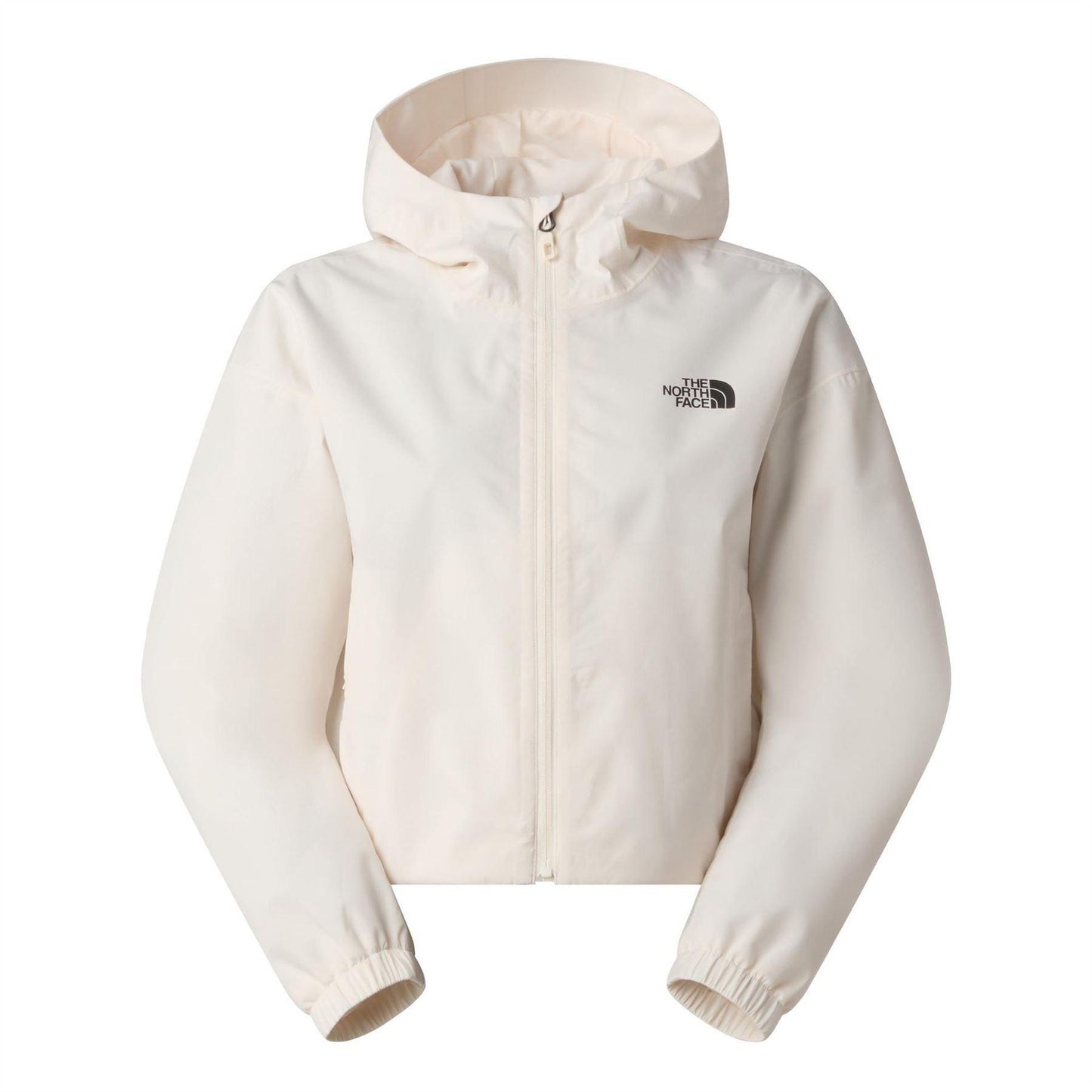 White - Front - The North Face Womens-Ladies Quest DryVent Cropped Hooded Jacket