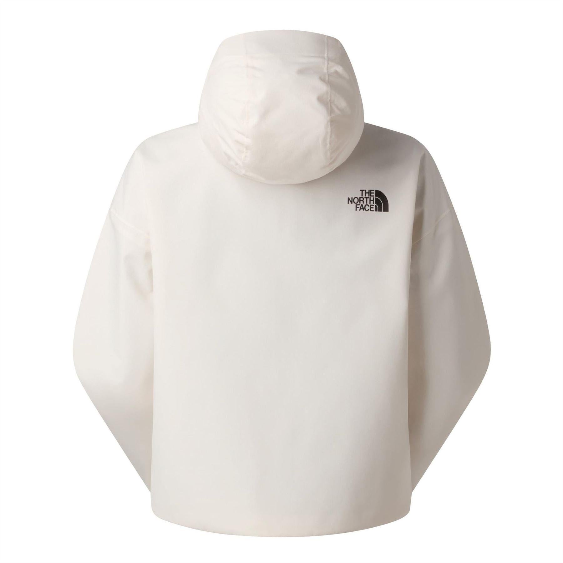 White - Back - The North Face Womens-Ladies Quest DryVent Cropped Hooded Jacket