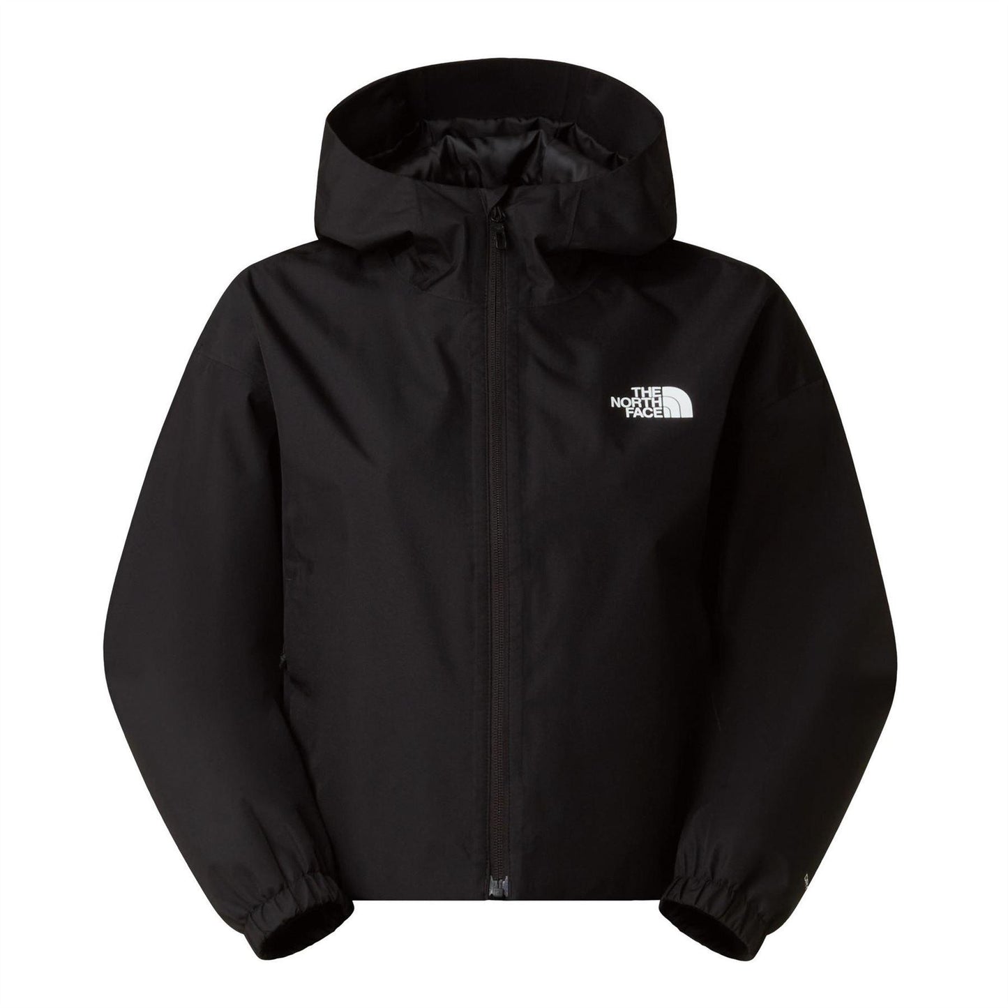 Black - Front - The North Face Womens-Ladies Quest DryVent Cropped Hooded Jacket