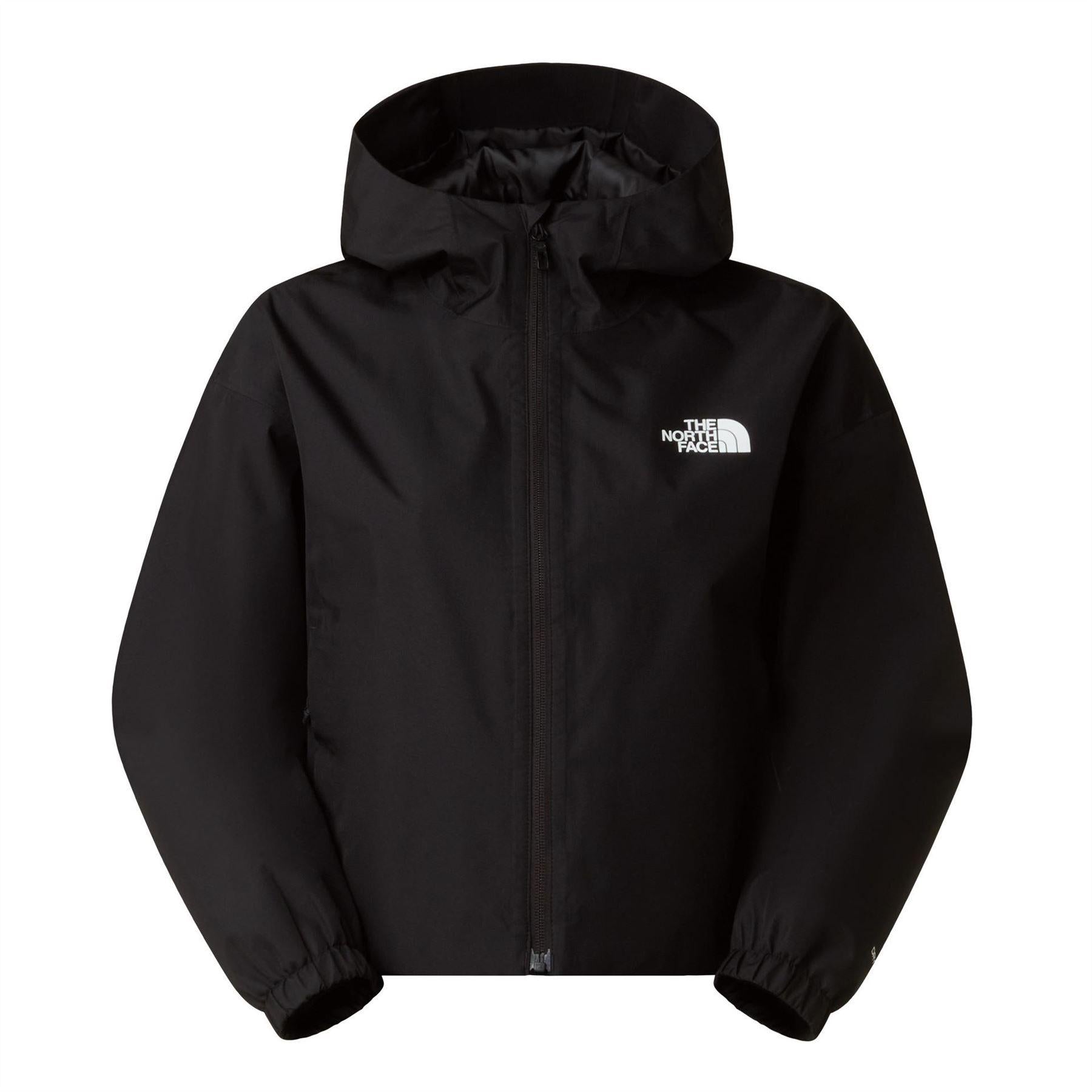 Black - Front - The North Face Womens-Ladies Quest DryVent Cropped Hooded Jacket