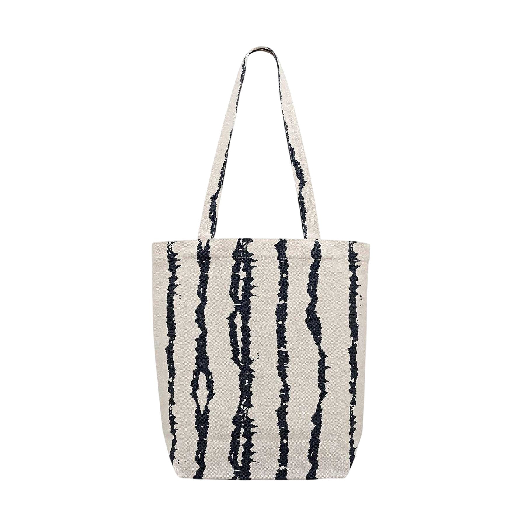 Natural - Back - Radley Tie Dye Stripes Tote Bag