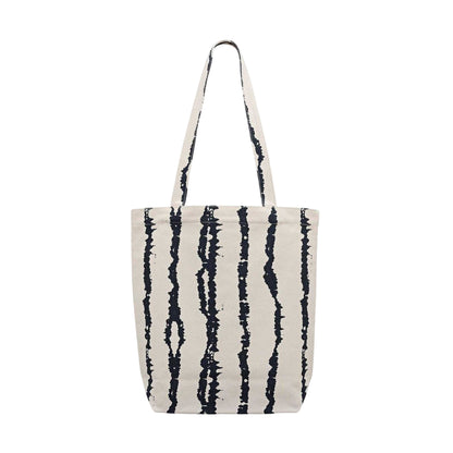 Natural - Back - Radley Tie Dye Stripes Tote Bag