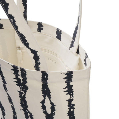 Natural - Side - Radley Tie Dye Stripes Tote Bag