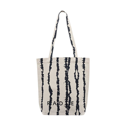 Natural - Front - Radley Tie Dye Stripes Tote Bag